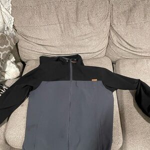Men's Black and Gray Jacket voyager